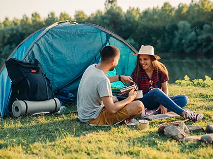 Campingplätze inmitten der Natur